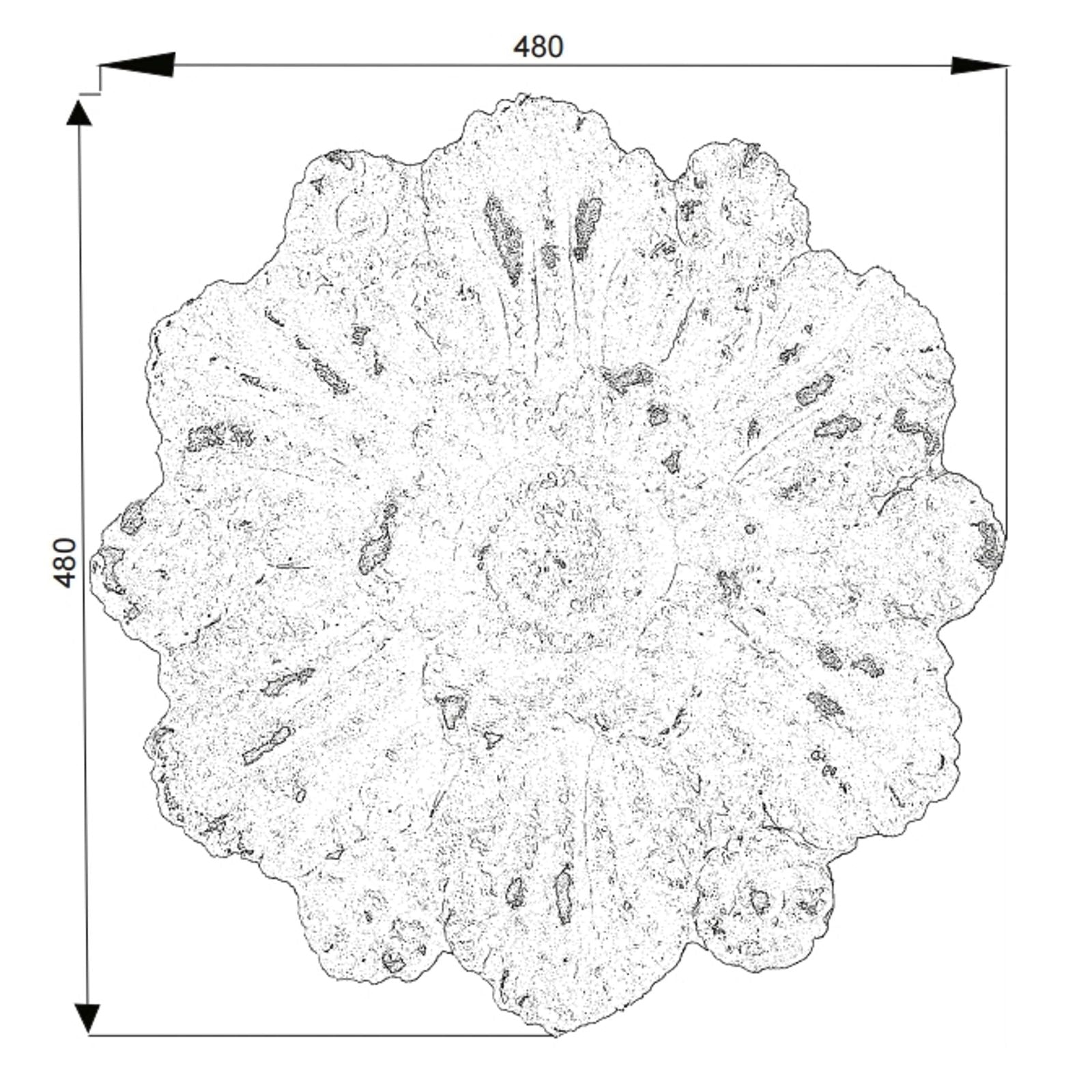 Anthea Circle of Flowers Floral Wall Art Decor - Handmade Botanical Home Decor for Living Room, Bedroom & Office - Perfect for Boho, Farmhouse & Modern Interior Design Styles