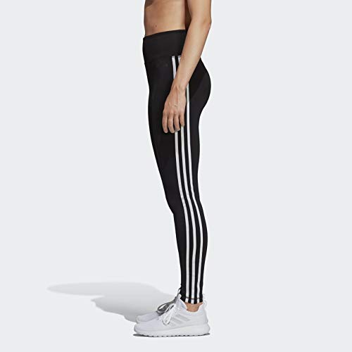 Adidas Women's Designed 2 Move High-Rise 3-Stripes Yoga Running Workout Tights - Perfect for Gym, Jogging & Active Lifestyle
