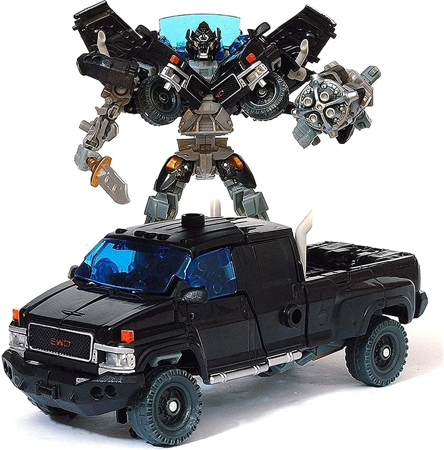 Optimus Prime Bumblebee Ironhide Starscream Transformers Action Figures - Leader Class The Last Knight Movie Characters Toys for Kids Ages 8+ | Collectible Robot Toys for Play, Display & Gifts