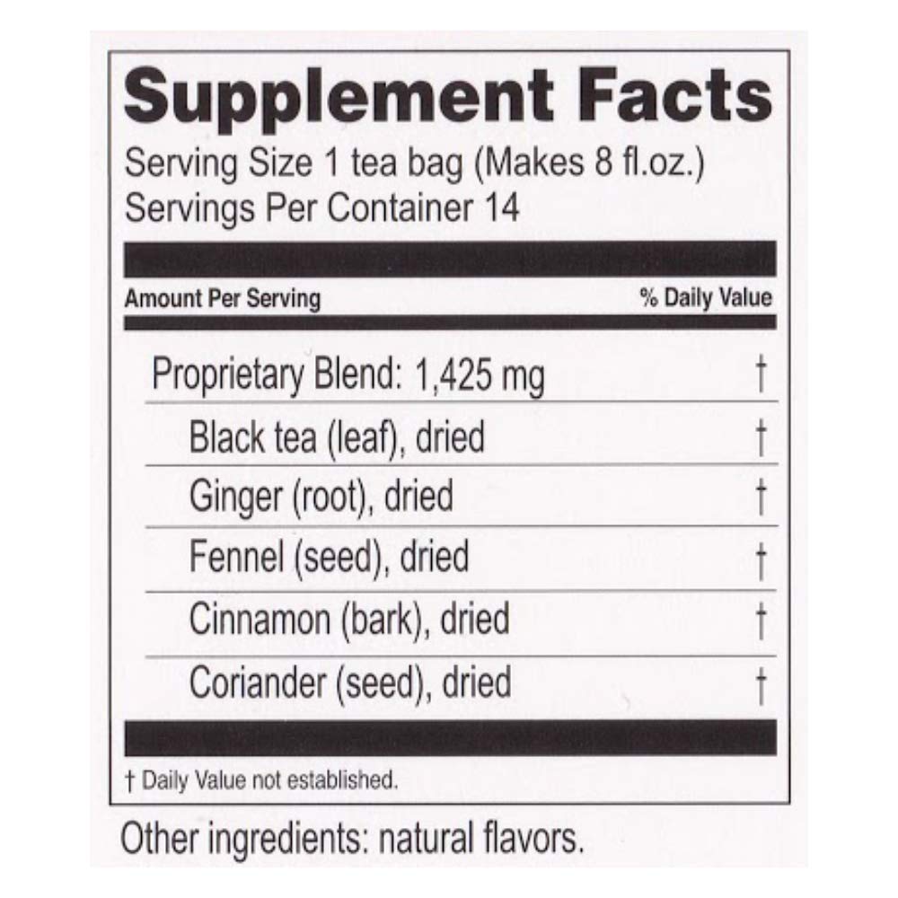 Hyleys Detox Tea for Cleanse & Digestion – Ginger Honey Cinnamon Black Tea – 25 Tea Bags per Pack (12 Pack Total 300 Bags) – Supports Bloating Relief & Natural Detox – Perfect for Morning Routine, After Meals & Wellness Rituals