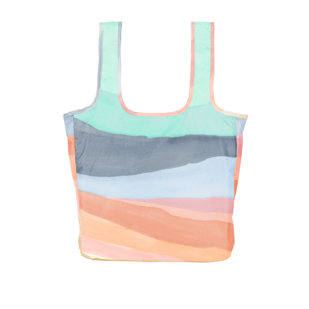 Twist & Shout Reusable Foldable Shopping Bags - Large Eco-Friendly Grocery Tote for Supermarket, Beach & Travel | Durable & Washable
