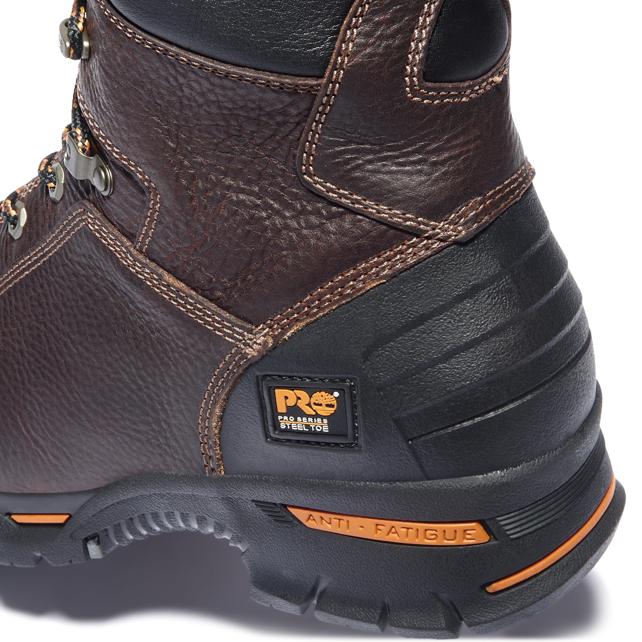Timberland PRO Men's Endurance 8 Inch Steel Toe Work Boots - Puncture Resistant, Industrial Safety Shoes for Construction & Heavy Duty Work