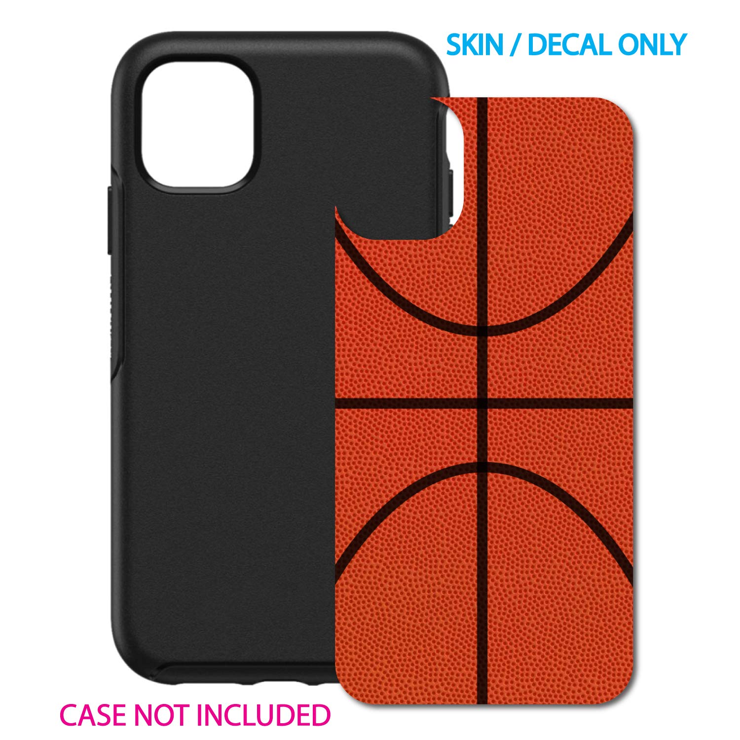 Custom iPhone 11 Pro OtterBox Symmetry Skin - Basketball Design for Sports Fans