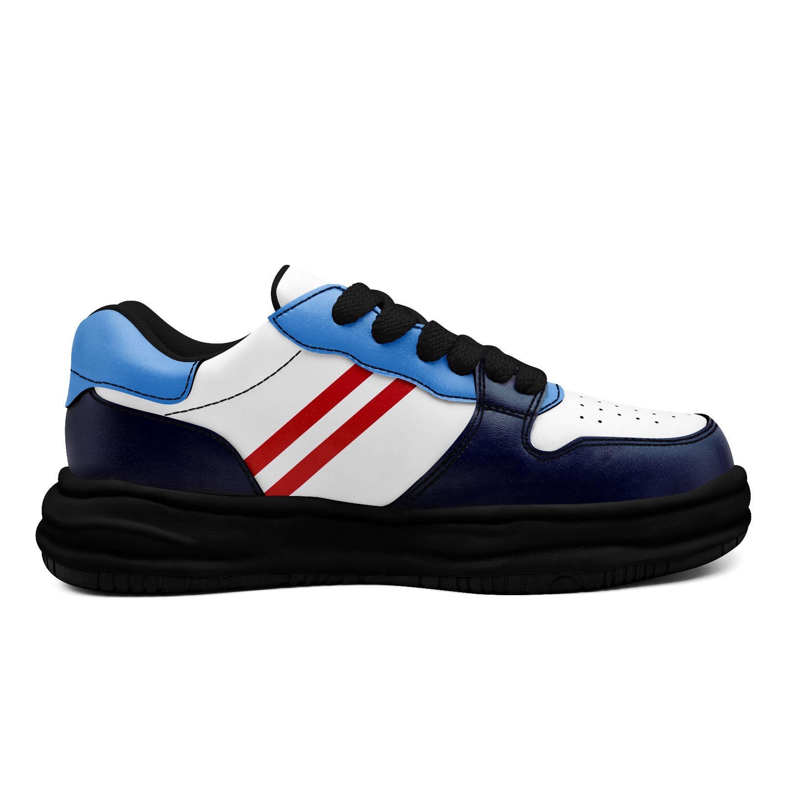 Custom Blue & White Tennessee Themed Personalized Sneakers - FN032 D020389 - Perfect for Sports, Casual Wear & Fan Merchandise