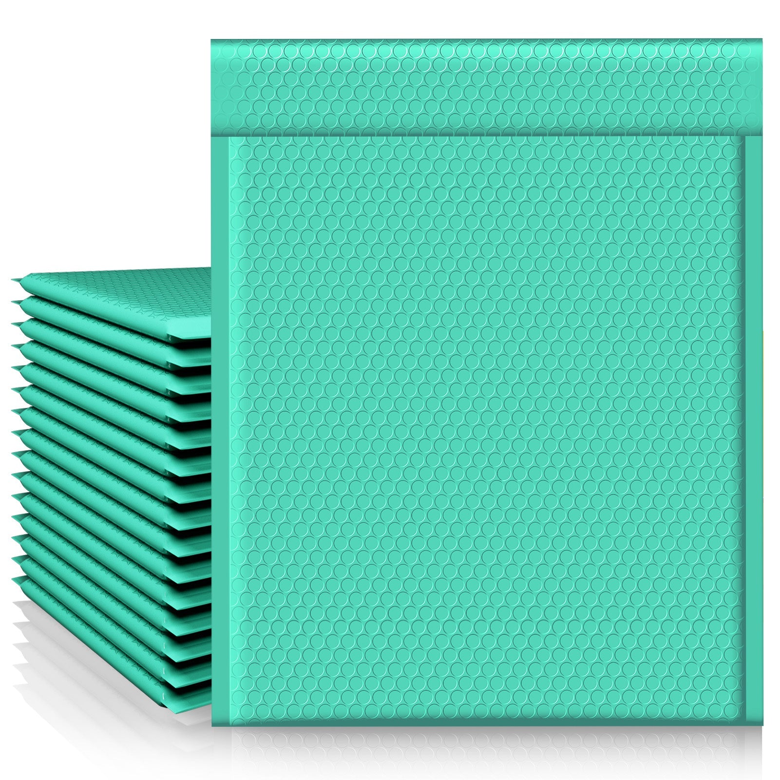 12x15 Inch Bubble Mailer Padded Envelopes - Waterproof & Tear-Resistant Shipping Envelopes for Ecommerce, Jewelry, Small Items (Teal) - Perfect for Amazon FBA, eBay & Etsy Sellers