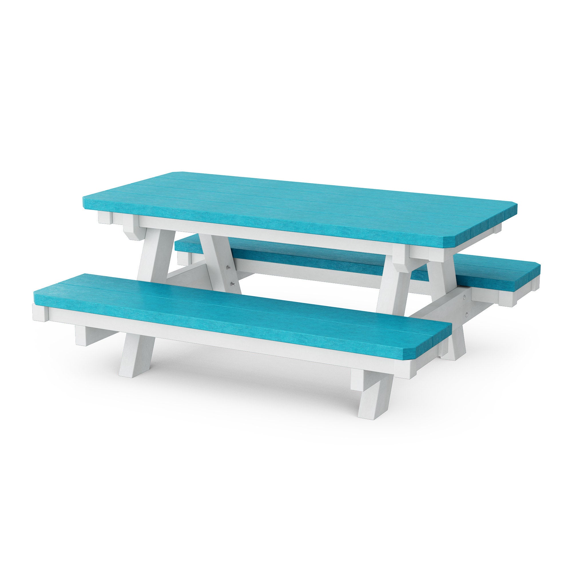Heritage Kids Picnic Table - Durable Outdoor Wooden Table for Children's Playtime, Backyard, and Garden Activities