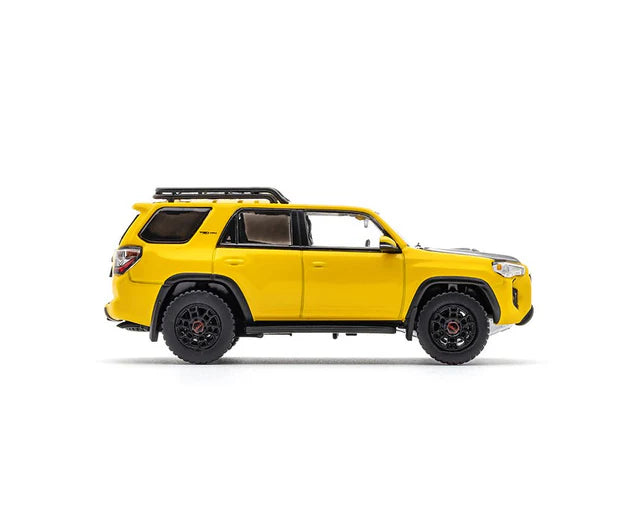 2022 Toyota 4Runner TRD Pro 1:64 Scale Die-Cast Model Car - Yellow Collectible Toy for Display & Racing Scenes
