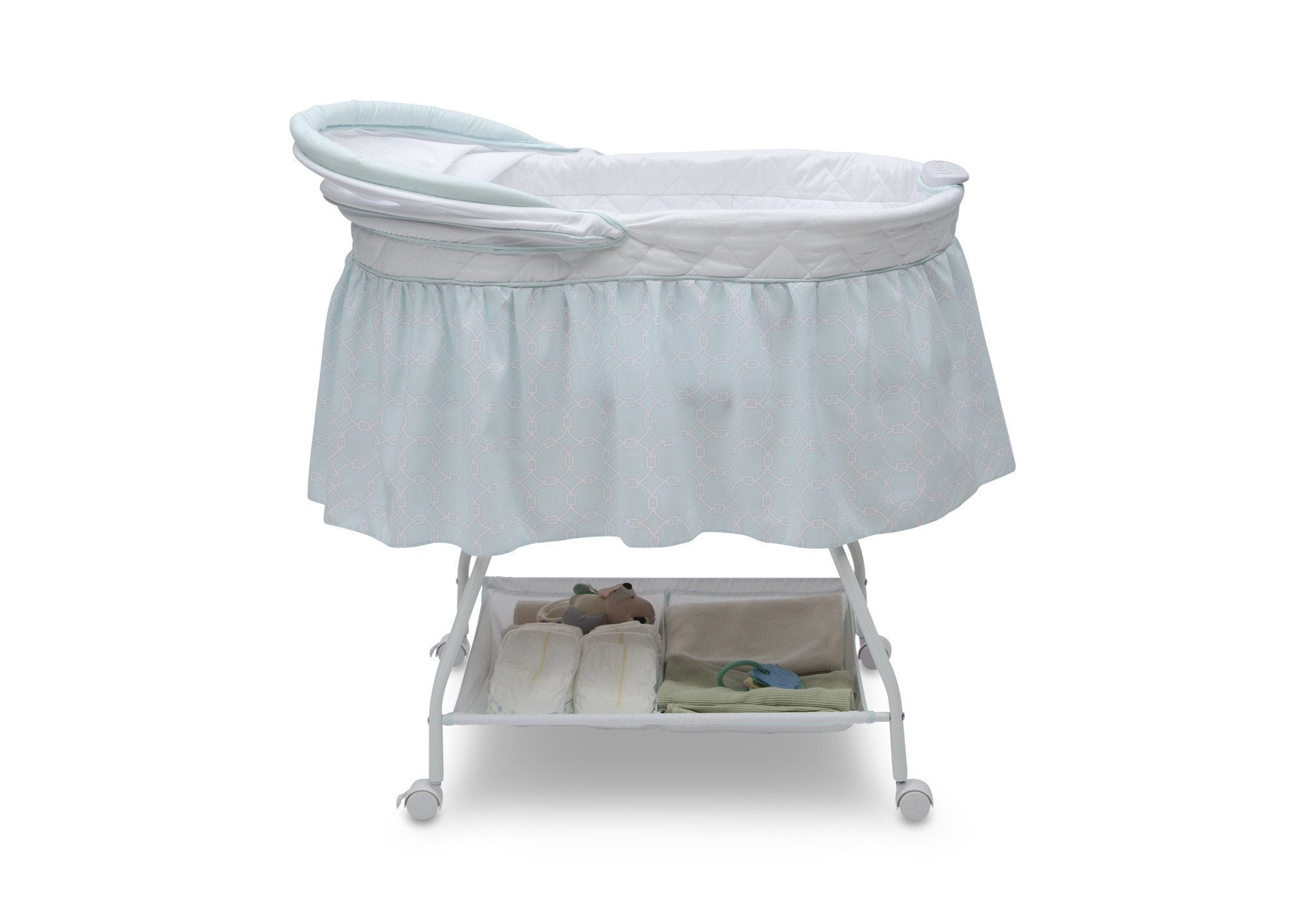 Premium Sweet Beginnings Bassinet - Luxury Baby Crib with Adjustable Height & Breathable Mesh, Perfect for Nursery, Bedroom & Travel | Safe Sleep Solution for Newborns & Infants