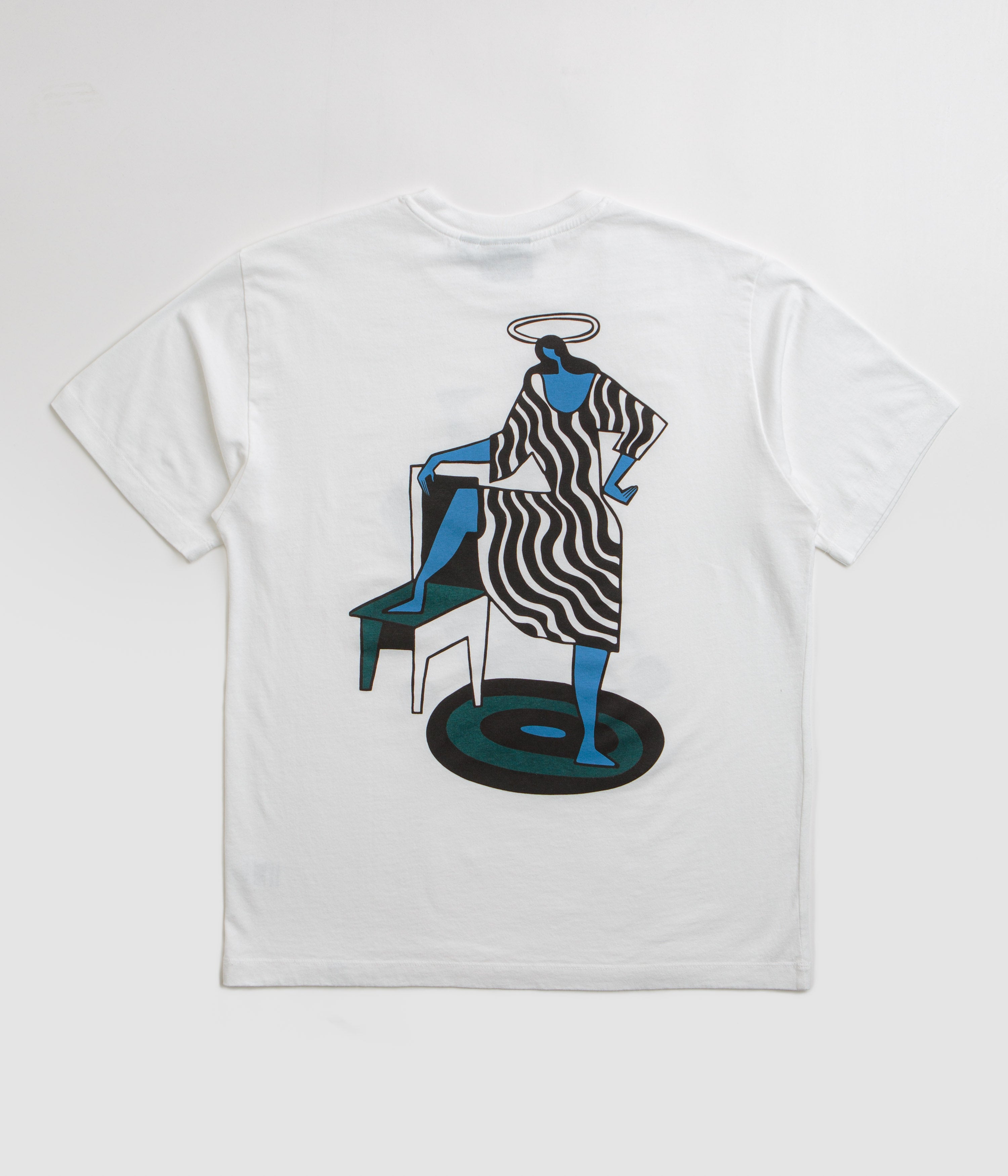 Parra No Regrets Graphic T-Shirt - White Cotton Tee for Men & Women | Casual Streetwear, Music Festival Outfit