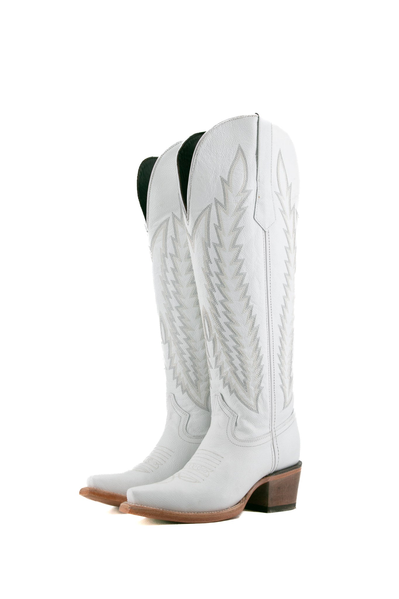 Valentina Tall Wide Calf Snip Toe Cowgirl Boots for Women - Comfortable Western Riding Boots for Country Dancing & Outdoor Adventures