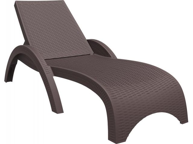 Premium Fiji Sunlounger - Adjustable Outdoor Chaise Lounge with Cushion - Perfect for Poolside, Beach, Patio & Backyard Relaxation