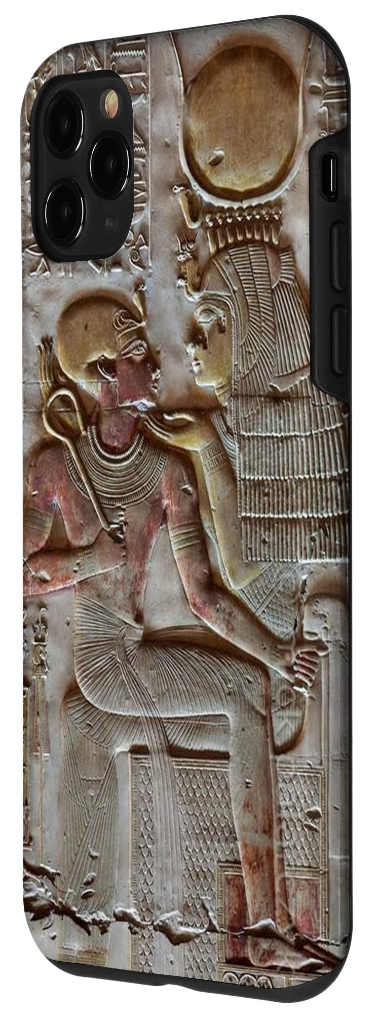 iPhone 11 Pro Case - Goddess Isis & Pharaoh Seti I Ancient Egyptian Design - Perfect for History Lovers & Mythology Enthusiasts