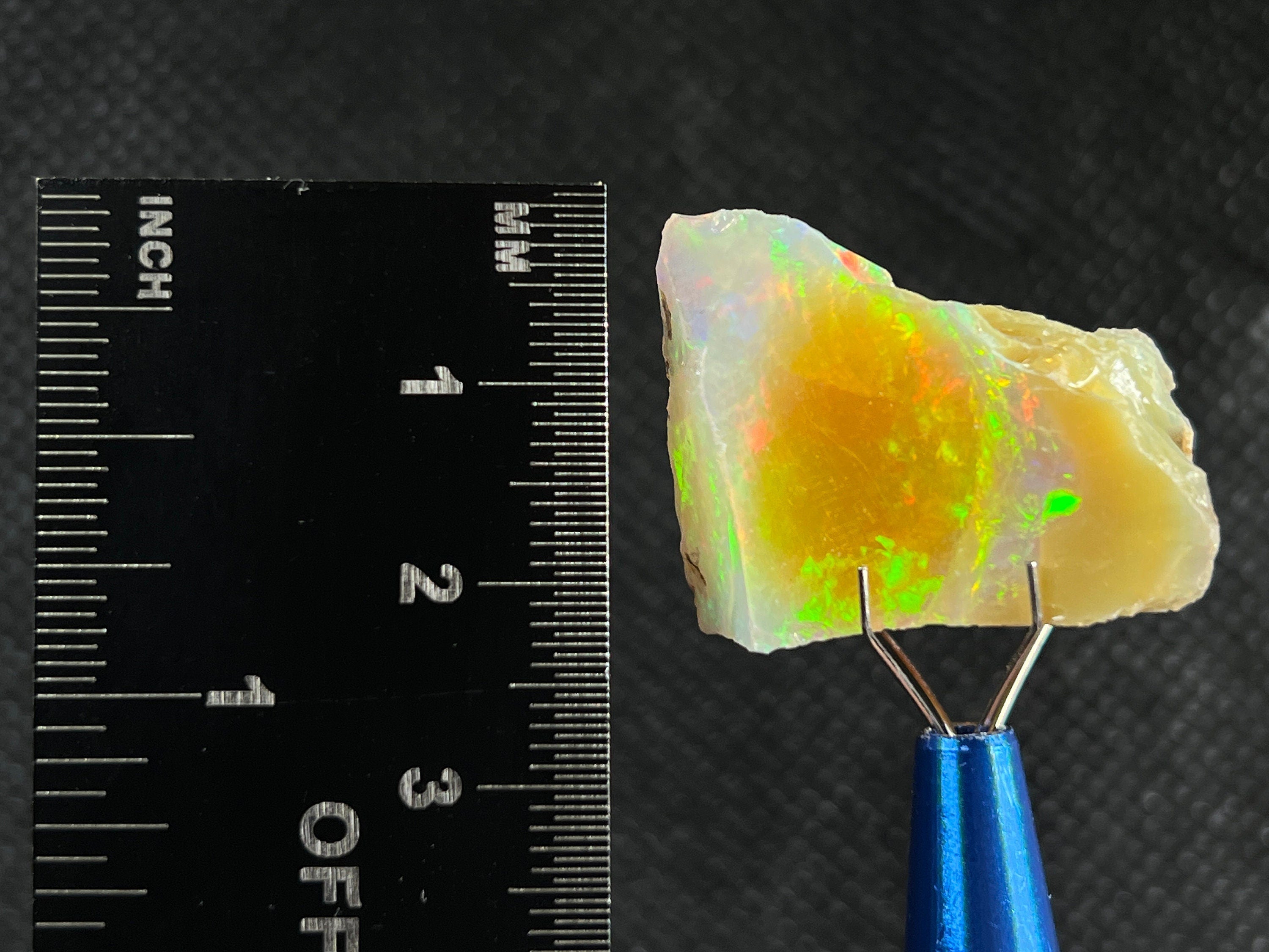 Premium 4A+ Welo Opal Raw Crystal - Certified Cutting Grade Opal for Jewelry Making (50625) - Ideal for Rings, Necklaces & Handcrafted Gemstone Designs