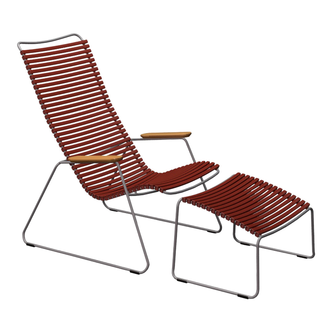 Click Outdoor Lounge Chair - Waterproof & Durable Patio Furniture for Poolside, Garden, and Backyard Relaxation