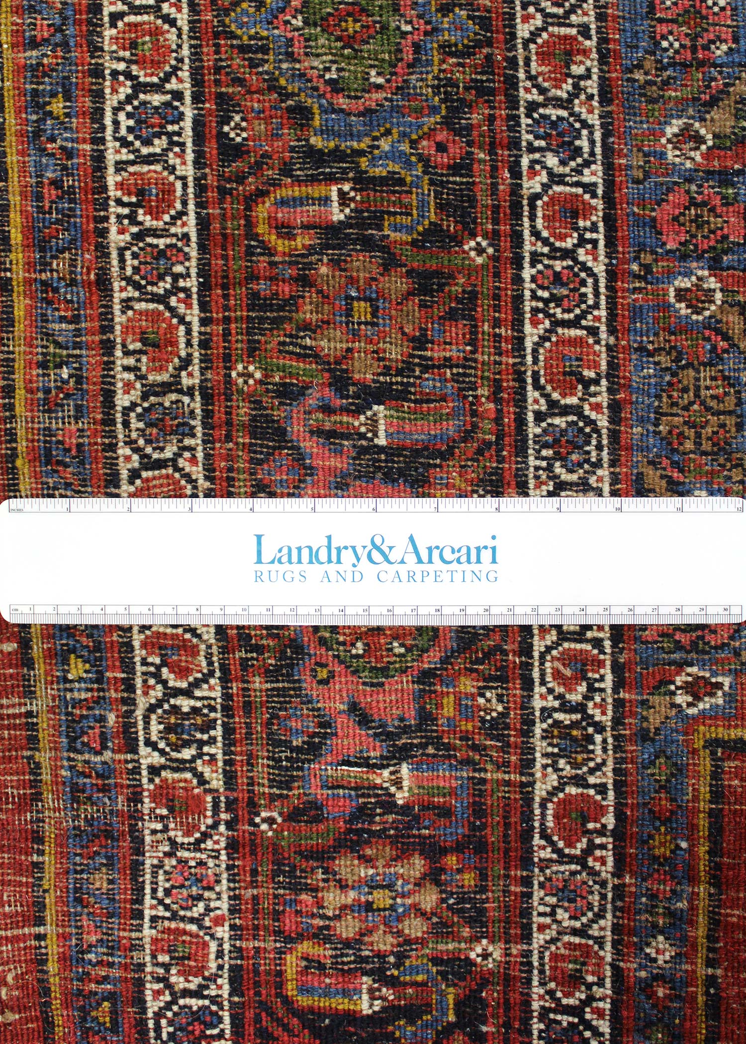 Antique Bijar Handwoven Tribal Rug JF8336 - Authentic Persian Wool Carpet for Living Room, Bedroom & Home Decor
