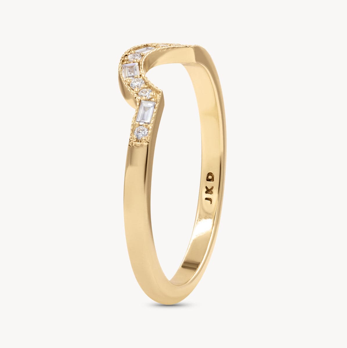 Diamond Staccato Arch - Elegant and Durable Jewelry for Women, Perfect for Weddings, Parties, and Special Occasions