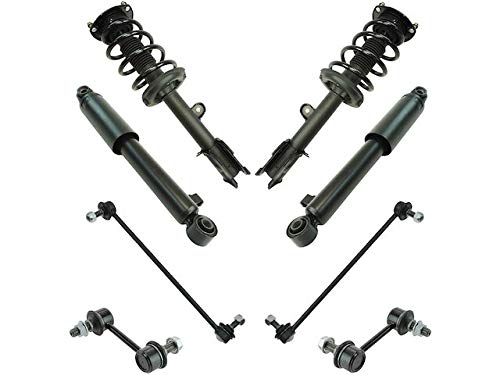 Kia Sorento Front & Rear Shock Strut Coil Spring Sway Bar Link Kit (8-Piece) - Compatible with 2011-2013 Models - Perfect for Off-Roading & Smooth Ride Upgrades