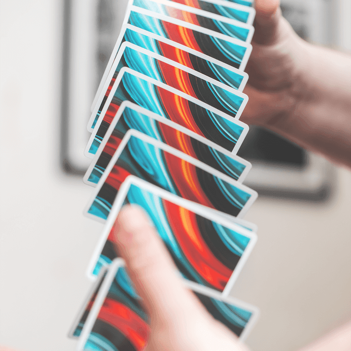 FLUID 2019 Edition Playing Cards by CardCutz - Premium Custom Deck for Cardistry, Magic Tricks & Poker Games - Perfect for Collectors & Professional Performers