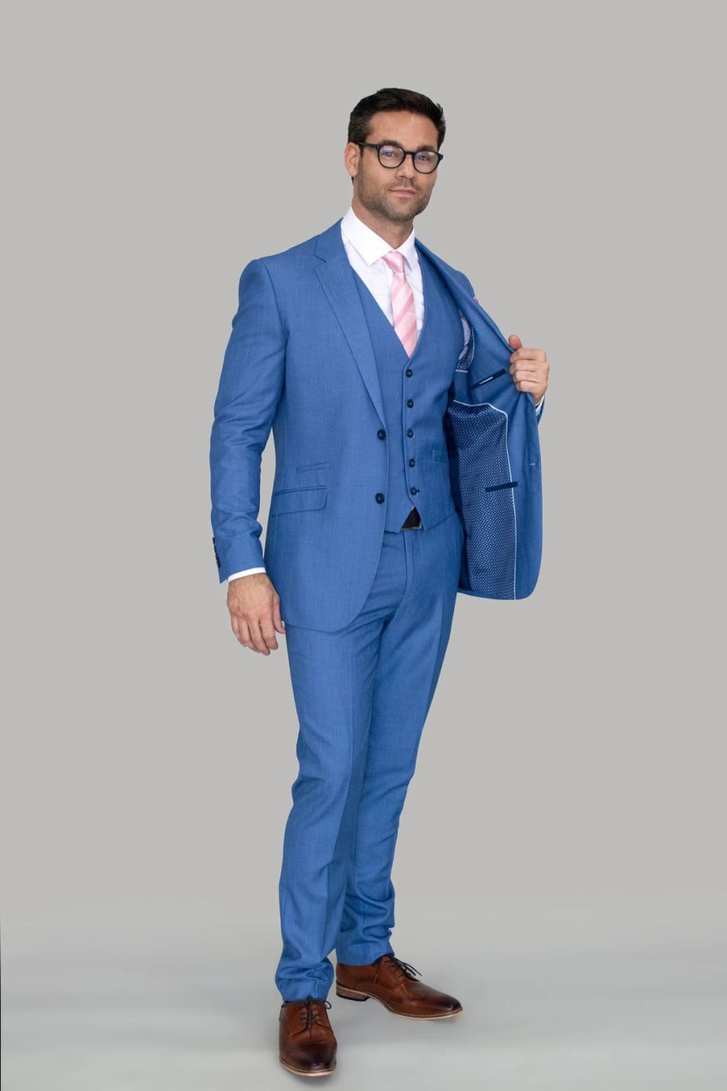 Stylish Cavani Blue Jay Sky Blue Waistcoat for Men | Formal & Wedding Vest | Perfect for Business, Evening Events & Special Occasions