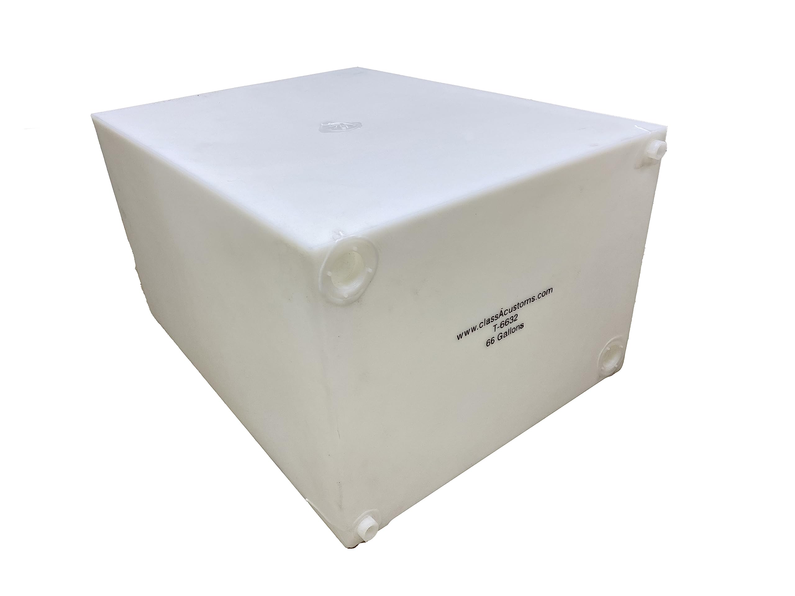 66 Gallon RV Fresh Water Holding Tank - Class A Customs T-6632 | Food Truck, Concession & Camper Water Storage | Made in USA | Perfect for Road Trips, Outdoor Events & Mobile Businesses