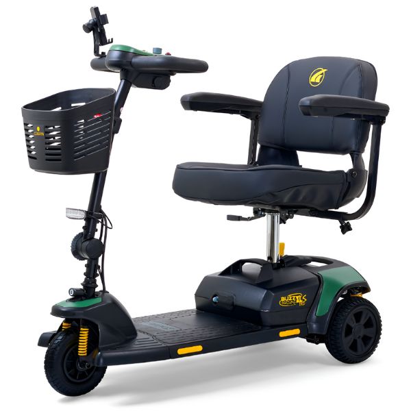 Golden Technologies Buzzaround XLS HD 3-Wheel Travel Mobility Scooter - Lightweight Folding Electric Scooter for Adults & Seniors - Perfect for Shopping, Travel & Outdoor Activities (Model GB121B SHZ)