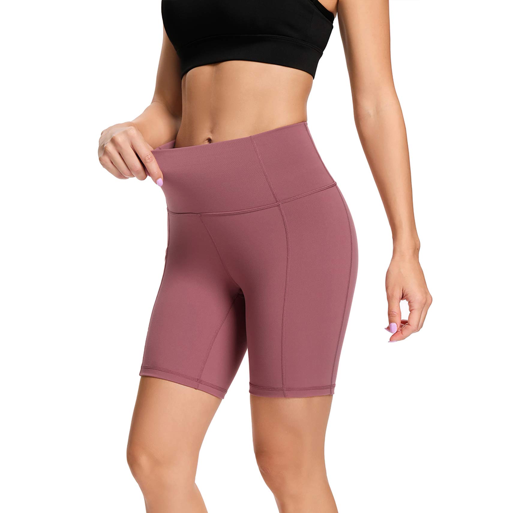 LXNMGO High Waist Yoga Shorts for Women - 2