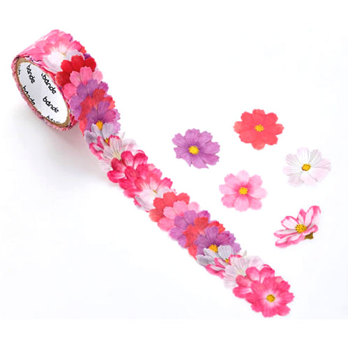 Cherry Blossom Washi Tape Roll - Japanese Floral Decorative Stickers for Scrapbooking, Journaling, and DIY Crafts - Perfect for Bullet Journals, Gift Wrapping, and Home Decor