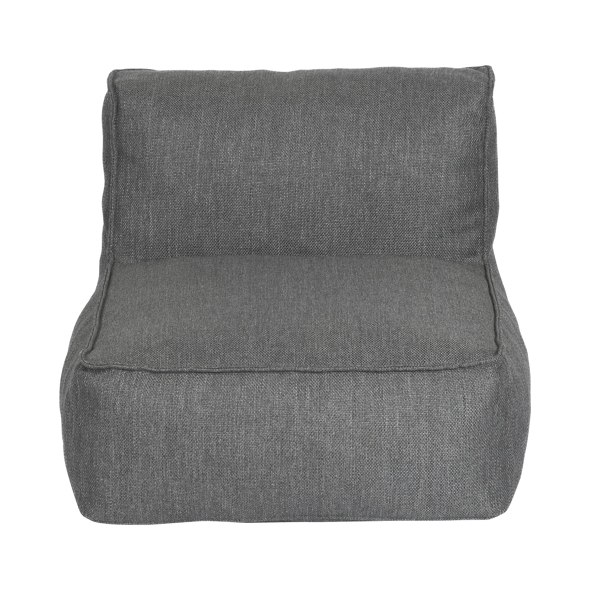 GROW Single Sectional Outdoor Patio Seat - Waterproof Wicker Furniture for Garden, Deck, Poolside & Backyard Relaxation