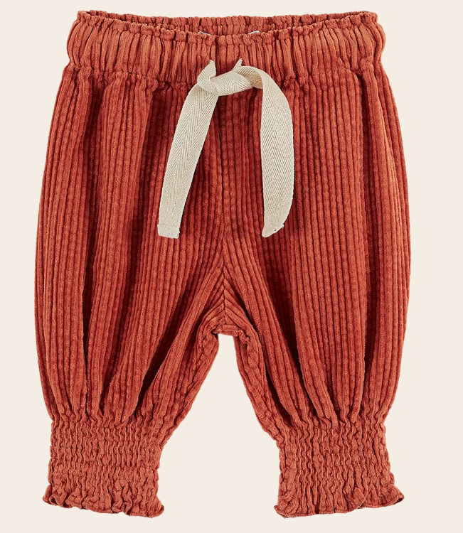 Emile & Ida Velour Pants for Baby & Toddler (6M-2T) - Soft & Cozy Winter Outfit for Playdates & Family Photos
