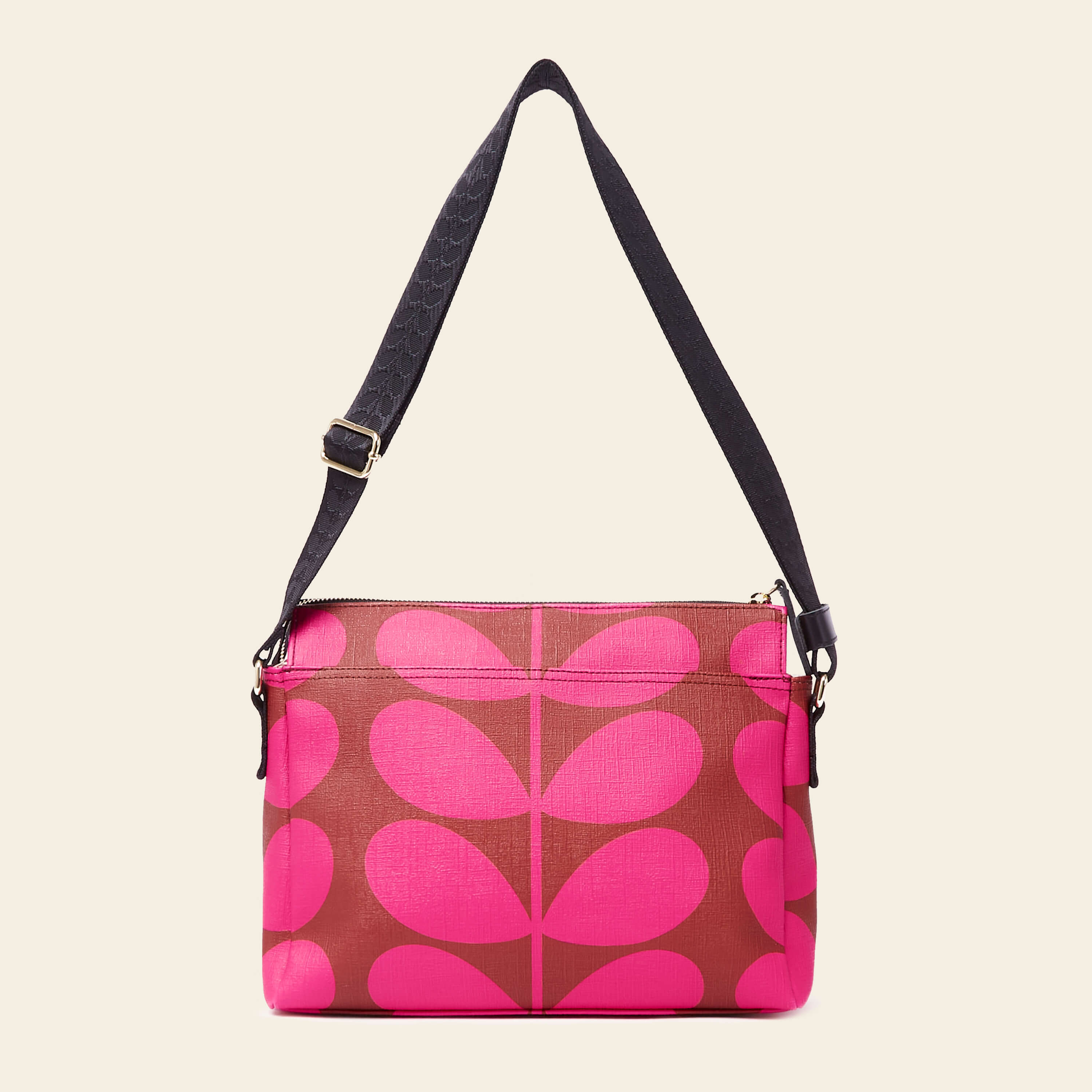 Fielder Crossbody Bag - Solid Stem Cerise Color - Stylish & Functional for Women's Daily Use, Travel & Shopping