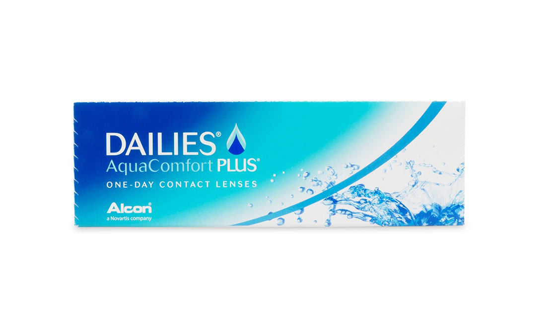 DAILIES AquaComfort Plus Daily Disposable Contact Lenses - 30 Pack (30 Lenses) | Moisturizing & Comfortable for All-Day Wear | Perfect for Work, Travel, and Active Lifestyles