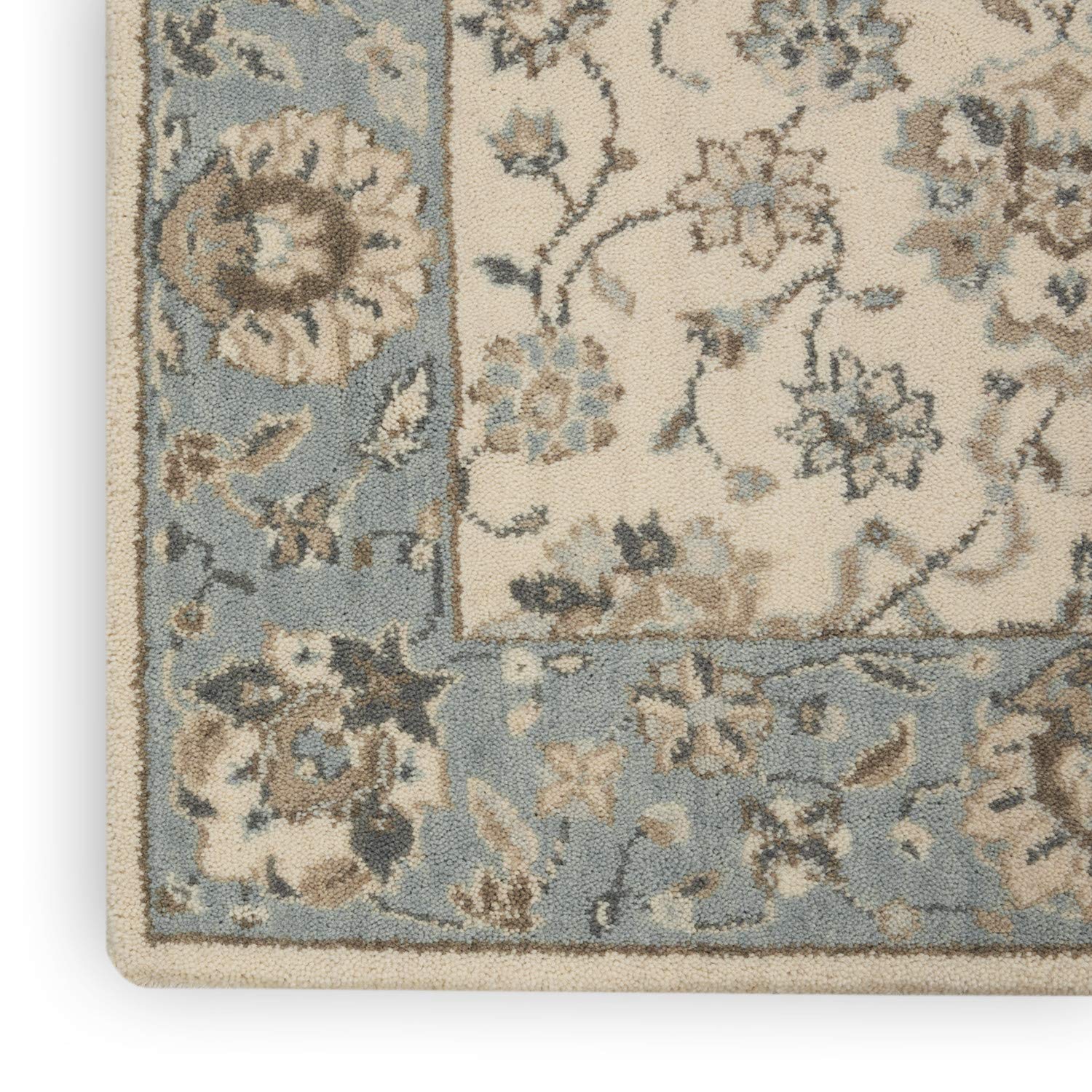 Nourison Living Treasures Persian Ivory/Aqua 2'6