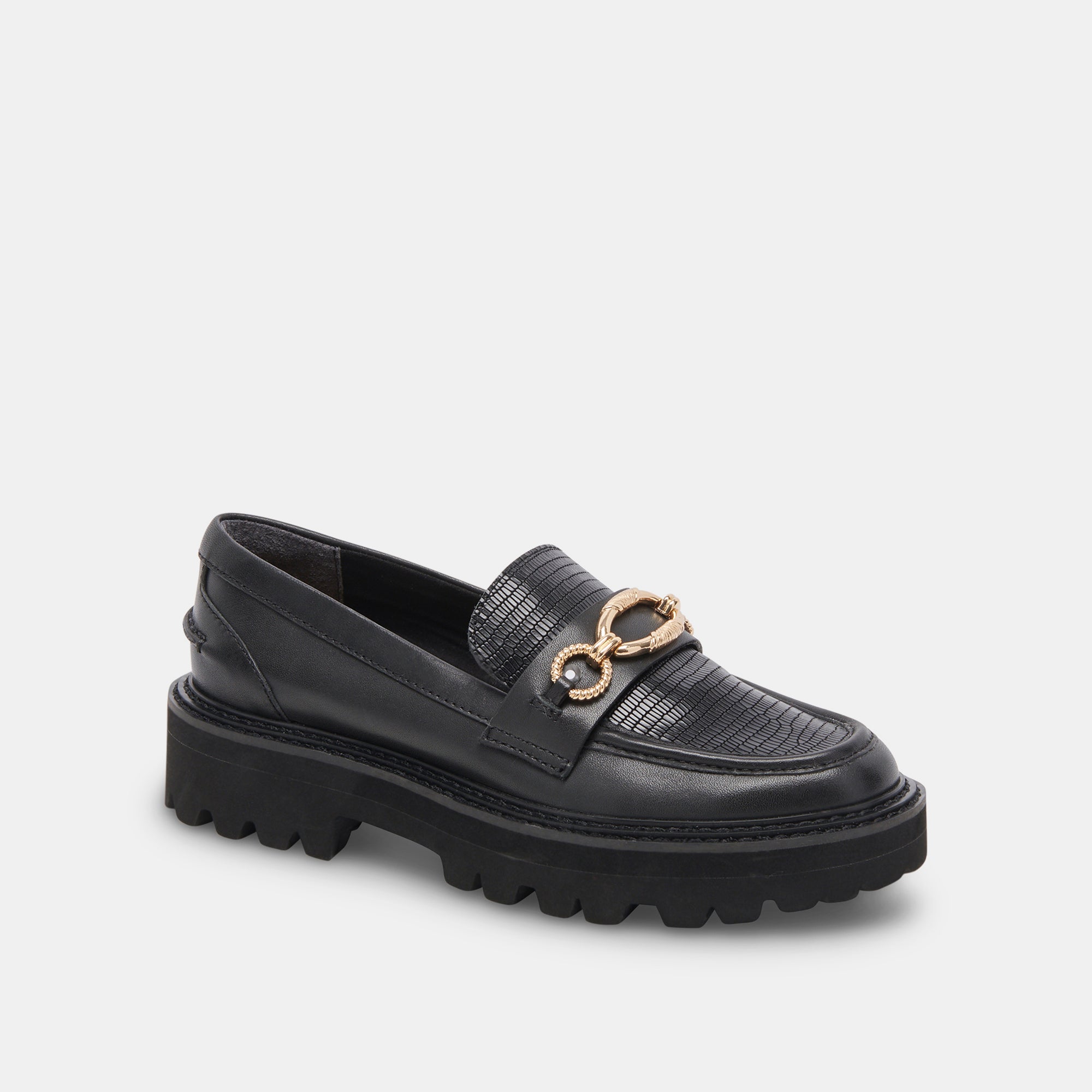 MAMBO Black Multi Leather Loafers for Men & Women | Comfortable & Stylish Slip-On Shoes for Casual, Office & Travel | Premium Leather Loafers for Everyday Wear