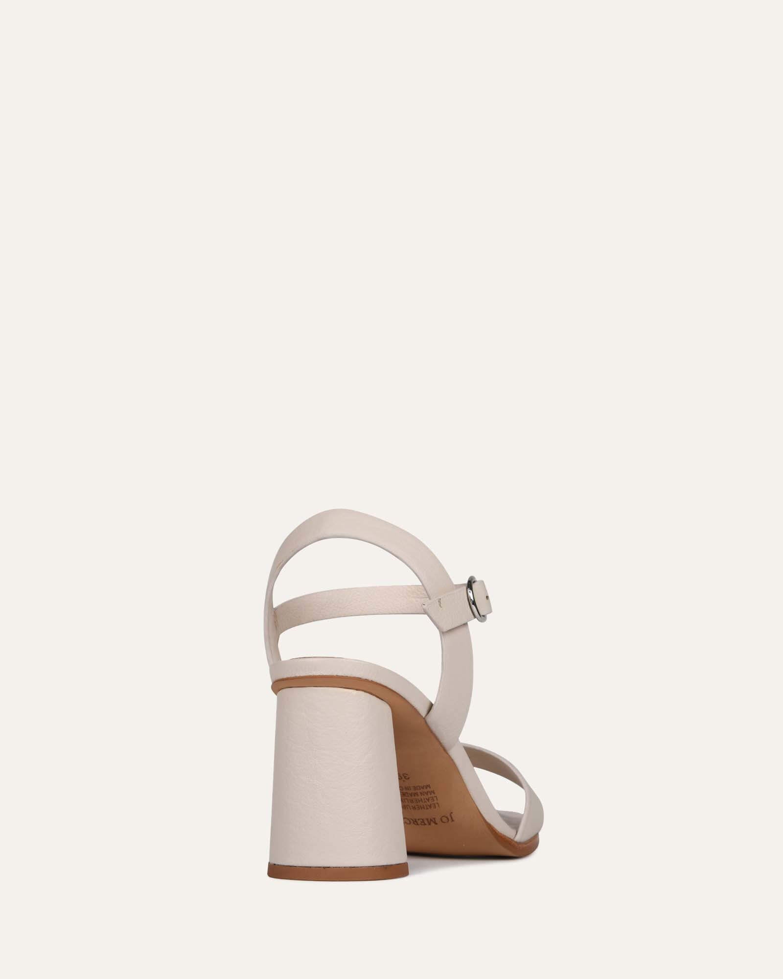 CALAIS Women's High Heel Sandals - Genuine Bone Leather Strappy Summer Dress Shoes for Weddings, Parties & Night Out