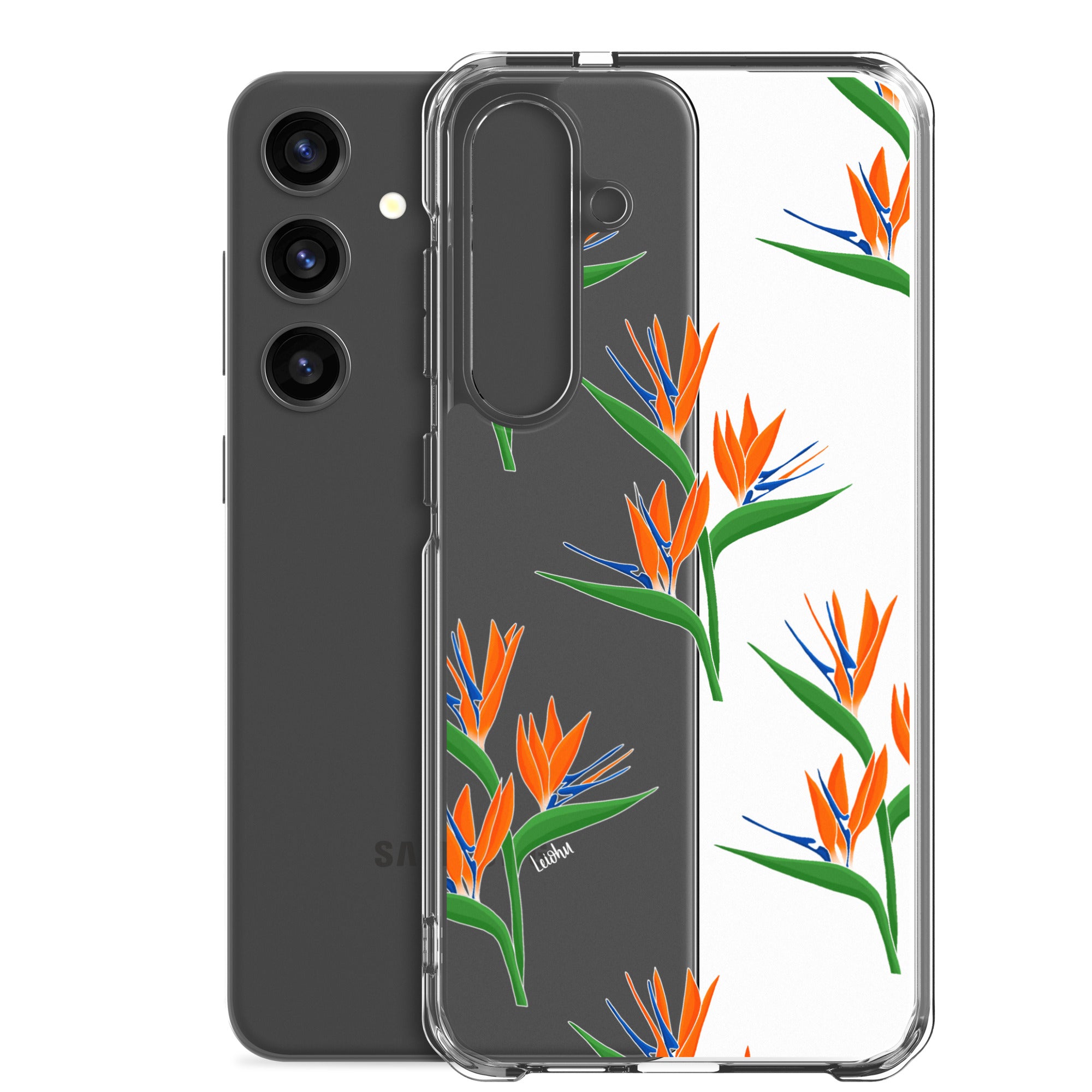 Bird of Paradise Clear Phone Case for Samsung Galaxy - Slim Protective Cover for Everyday Use & Travel