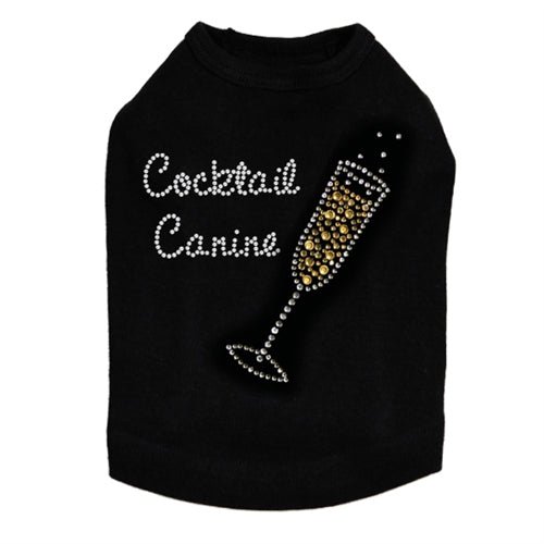 Sparkling Rhinestone Champagne Flute Tank Top - Elegant Party Wear for Women in Multiple Colors | Perfect for Cocktail Parties, Night Out & Special Occasions