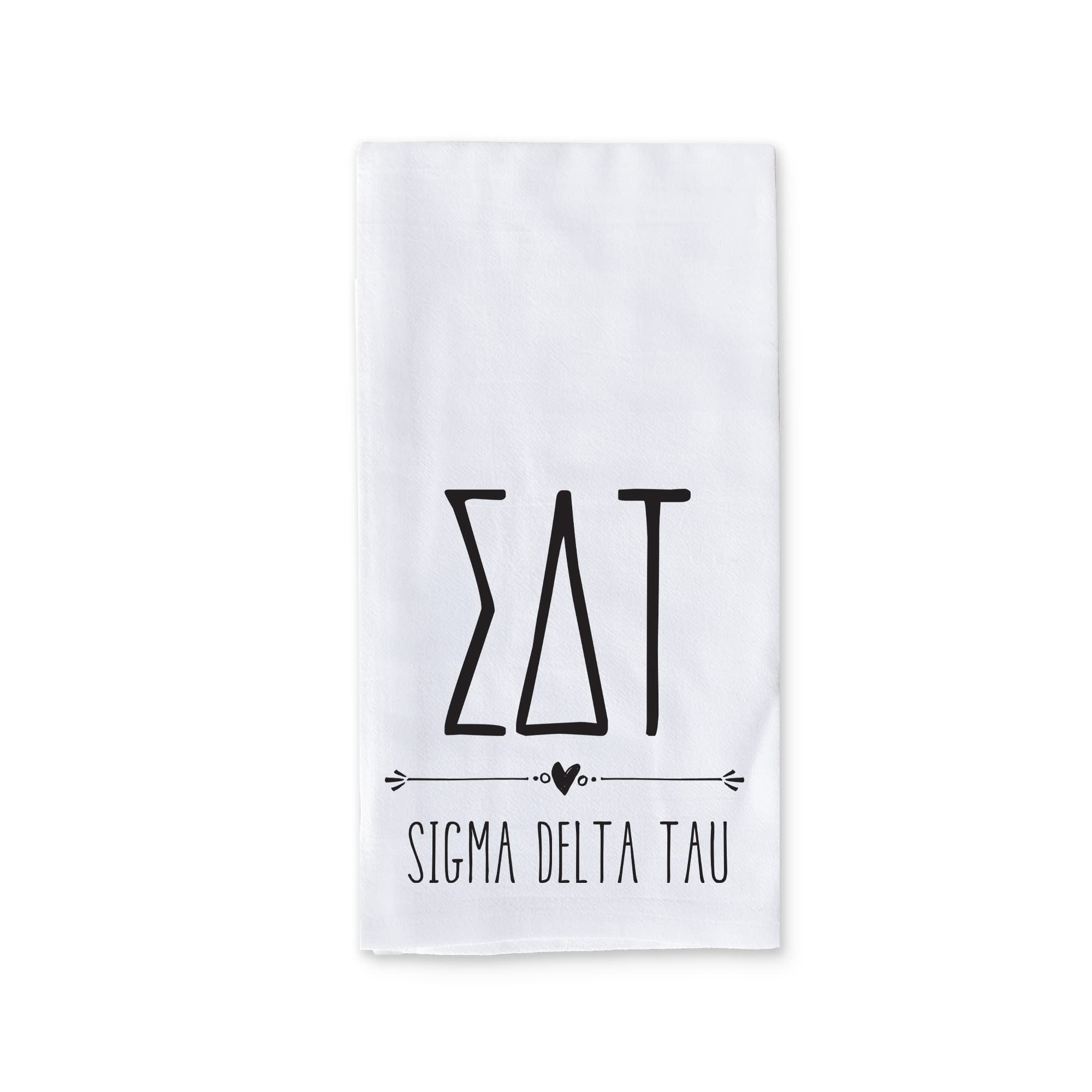 Sigma Delta Tau Kitchen Towels - Sorority Dish & Tea Towels for Kitchen Decor & Gifts
