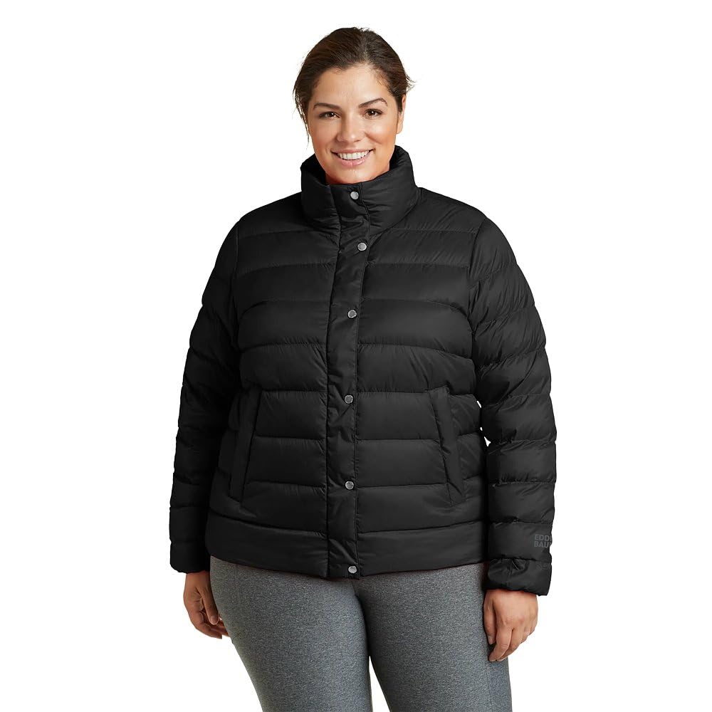 Eddie Bauer Women's StratusTherm Down Jacket - Lightweight Warm Winter Coat, Water-Resistant, Packable for Travel & Outdoor Activities | Perfect for Hiking, Skiing & Cold Weather Adventures
