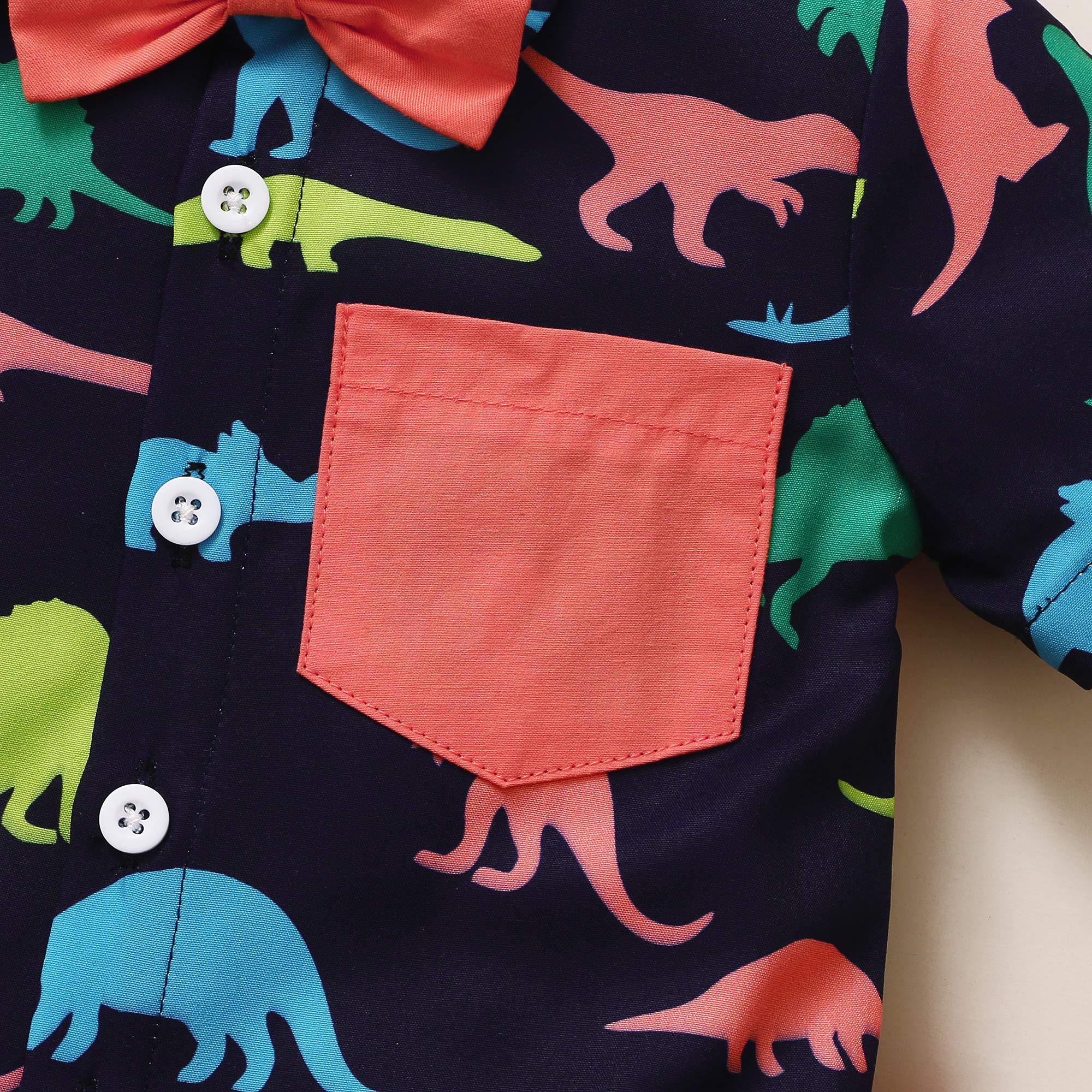 Sunny Piggy Toddler Baby Boy Clothes Set - Stylish Bowtie Shirt & Shorts Outfit for Summer | Perfect for Parties, Photos & Casual Wear