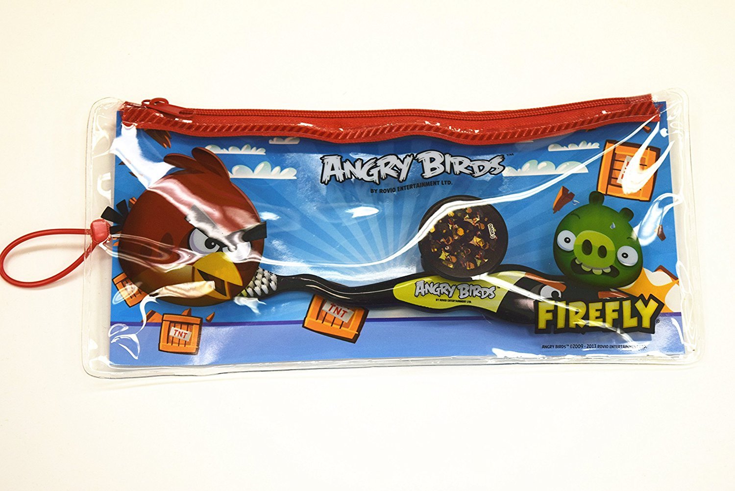 Angry Birds Travel Dental Kit - Portable Toothbrush, Toothpaste & Case for Kids | Perfect for School, Camping & Airplane Trips