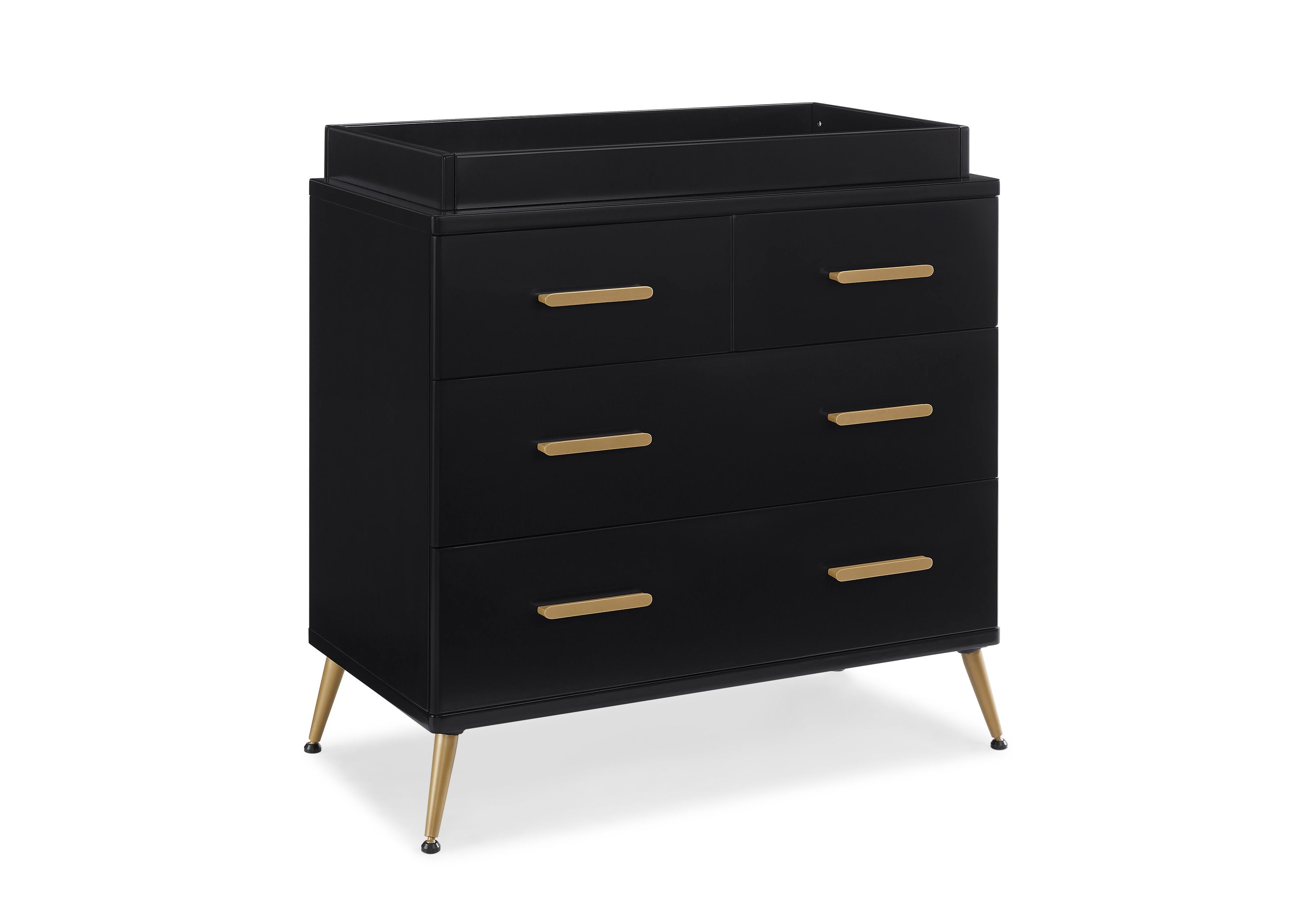 Sloane 4-Drawer Baby Dresser with Changing Table Top - Nursery Storage Solution for Diapers, Clothes & Essentials | Perfect for Newborns & Toddlers