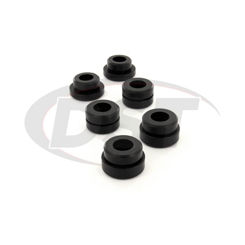 Energy Suspension 1968 Chevy Chevy II Body Mount Bushing Set (3.4101G) - Black Polyurethane Bushings for Improved Ride Comfort & Vibration Reduction - Perfect for Classic Car Restoration & Suspension Upgrades