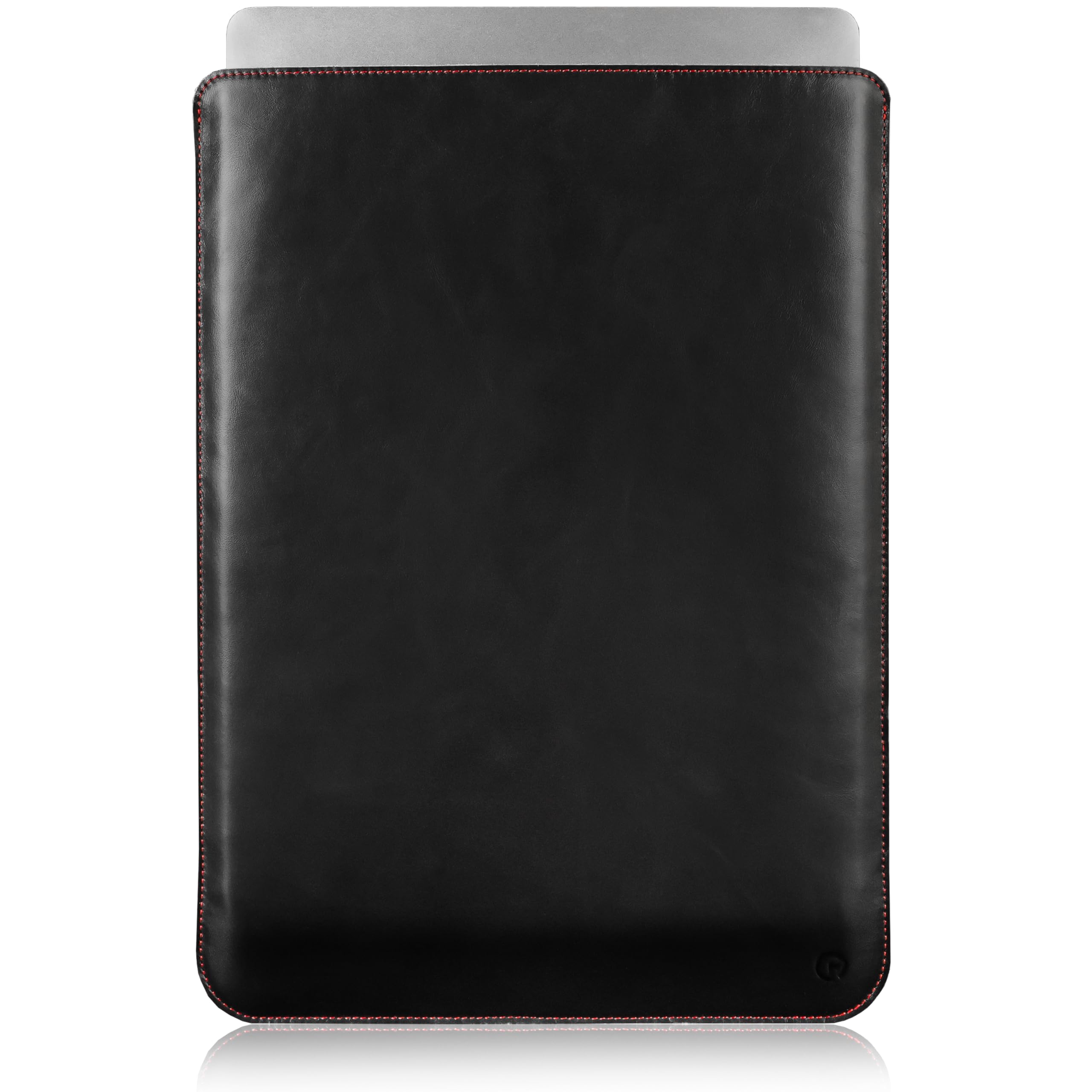 Premium Genuine Full Grain Leather Laptop Sleeve for MacBook Pro & Air (13, 14, 15, 16 Inch) - Soft Wool Lining Protector for 2021+ M1/M2/M3/M4 Models | Perfect for Office, Travel & Business Professionals