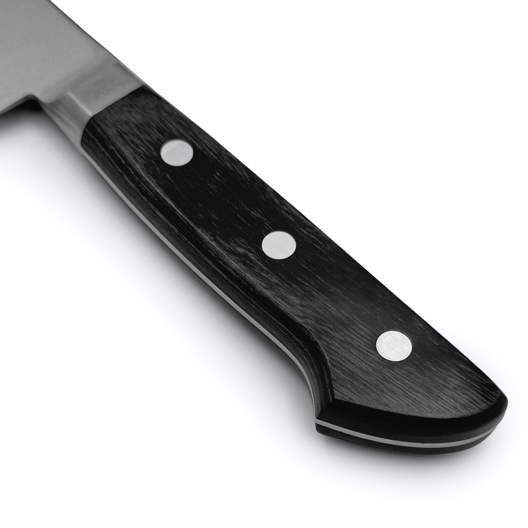 Ittosai Kotetsu VG-5 Sujihiki 240mm (9.4 Inch) Japanese Chef Knife - Hammered (Tsuchime) Finish for Slicing Meat, Sushi & Precision Cutting - Professional Kitchen & Home Cooking Essential