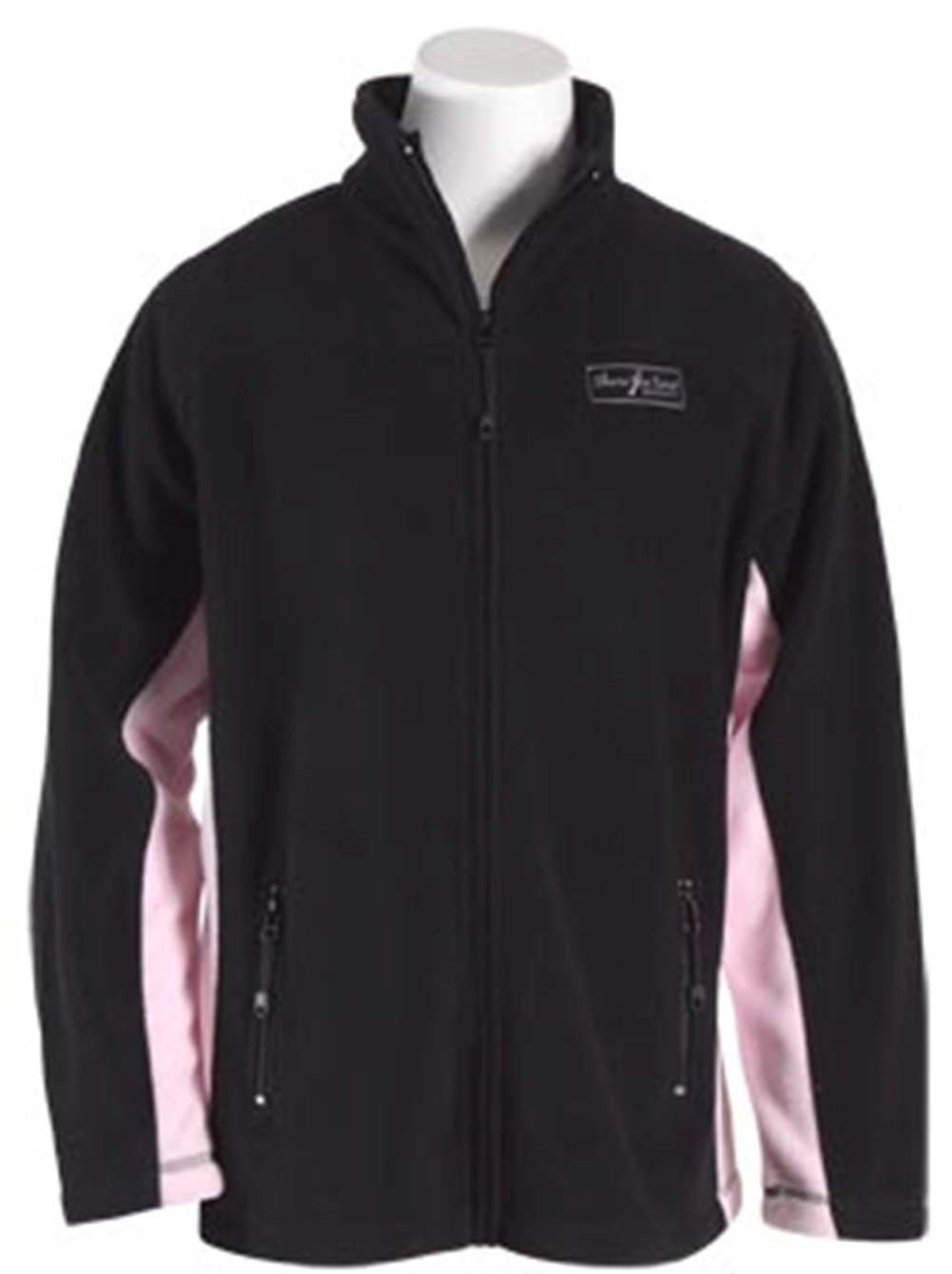Pink Ribbon Sport Fleece Jacket for Women - Lightweight Warm Running Hoodie - Perfect for Outdoor Workouts, Jogging & Casual Wear