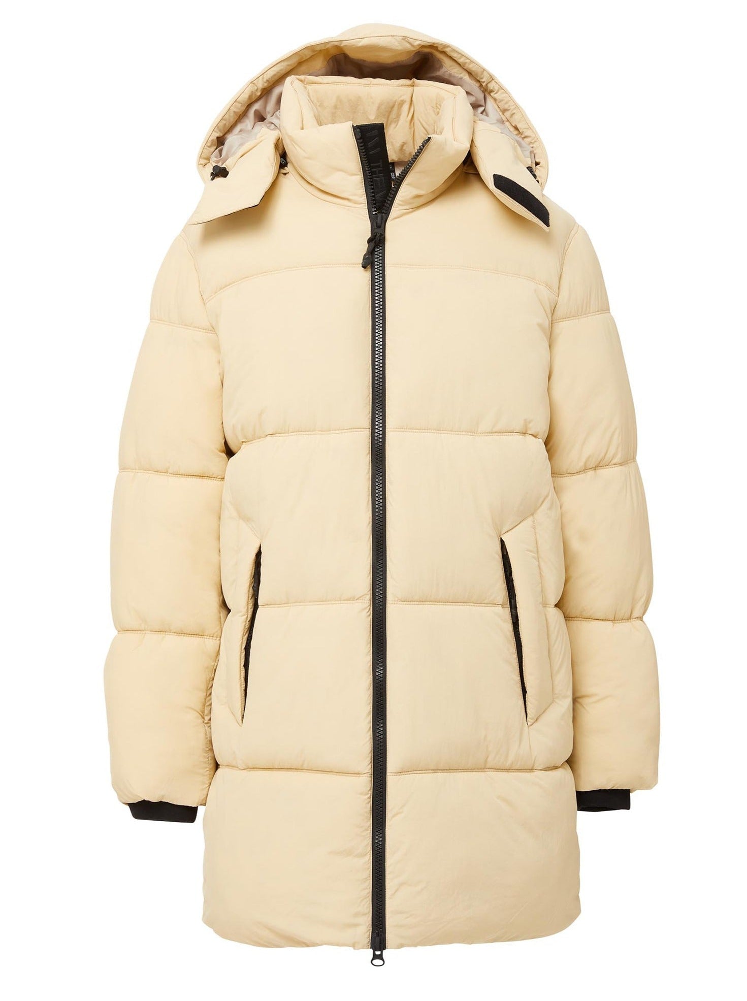 Women's Long Hooded Puffer Jacket - Winter Warm Coat with Faux Fur Trim, Waterproof Windproof Outerwear for Cold Weather - Perfect for Snowboarding, Skiing & Outdoor Activities