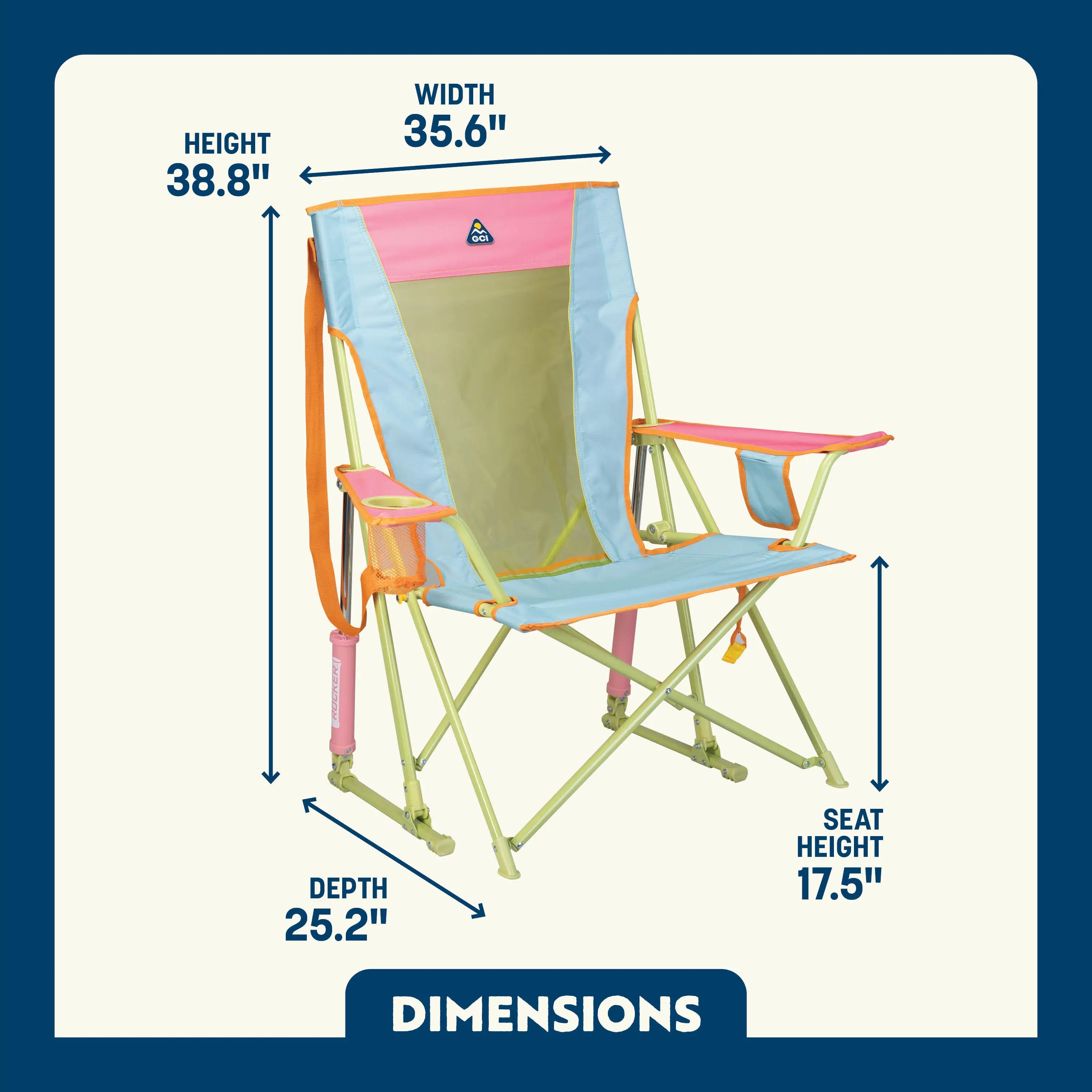 Comfort Pro Rocker™ - Ergonomic Rocking Chair for Home & Office - Perfect for Relaxation, Nursing, and Reading