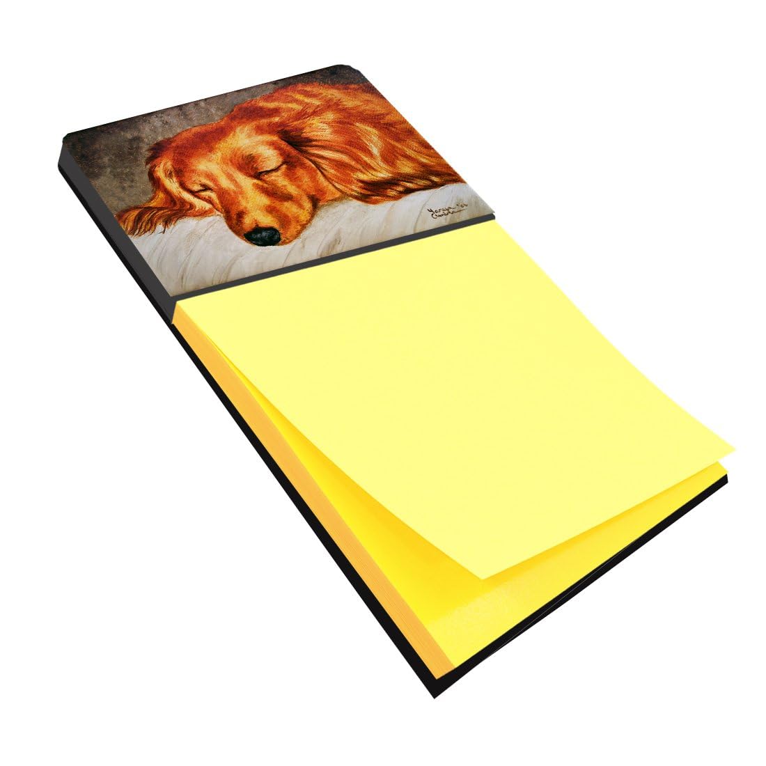 Caroline's Treasures Multicolor Desk Artwork Notepad Holder (AMB1202SN) - Perfect for Office, Home & School Organization