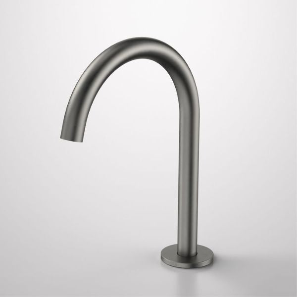 Caroma Liano II 160mm Swivel Outlet Kitchen Faucet in Gunmetal Finish - Perfect for Modern Home Kitchen Sink Installation