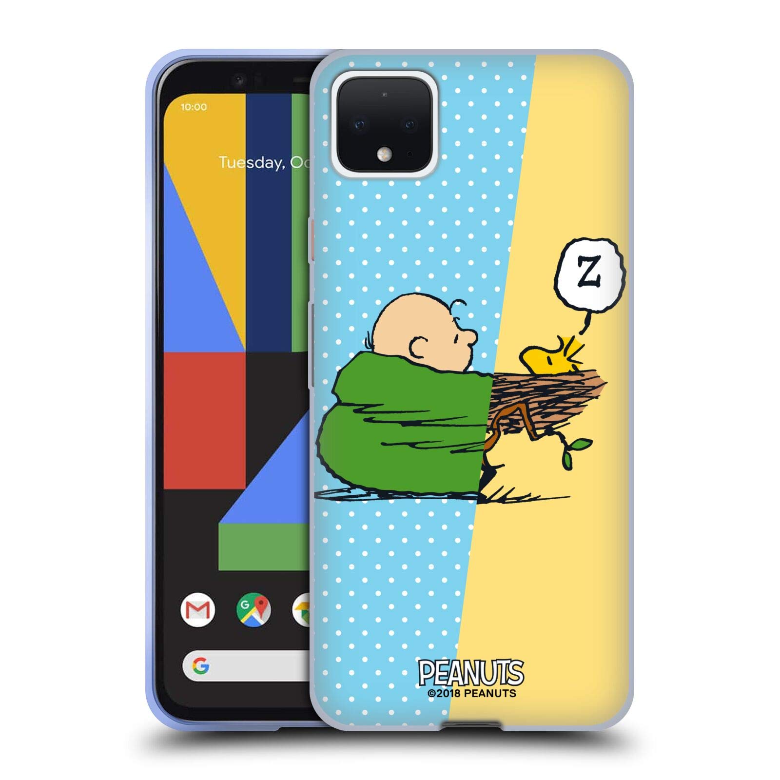 Peanuts Charlie & Woodstock Phone Case for Google Pixel 4 XL - Soft Gel Cover for Daily Use